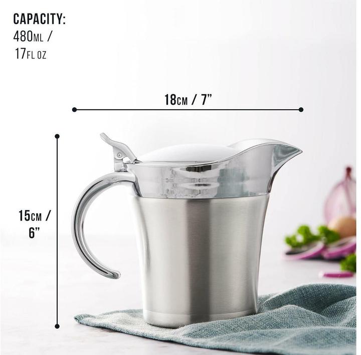 Actual product image Oak & Steel Sauciere Edelstahl