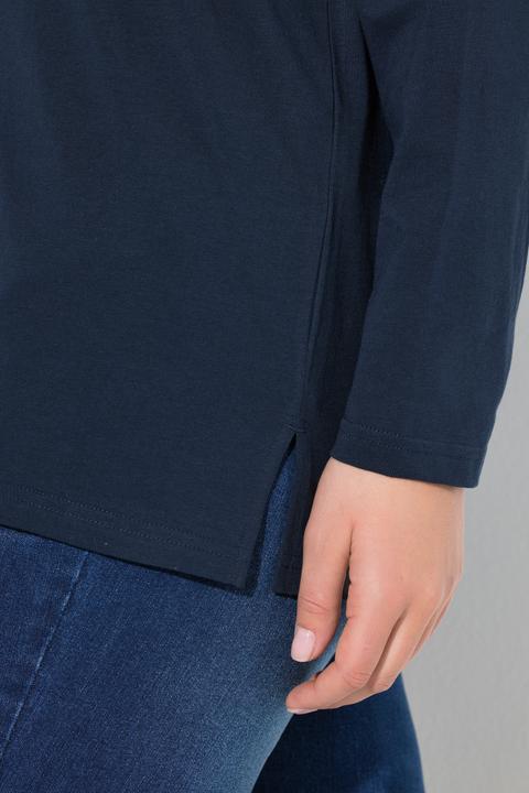 Produktbild Ulla Popken Shirt, Relaxed, Rundhalsausschnitt, Langarm (68)