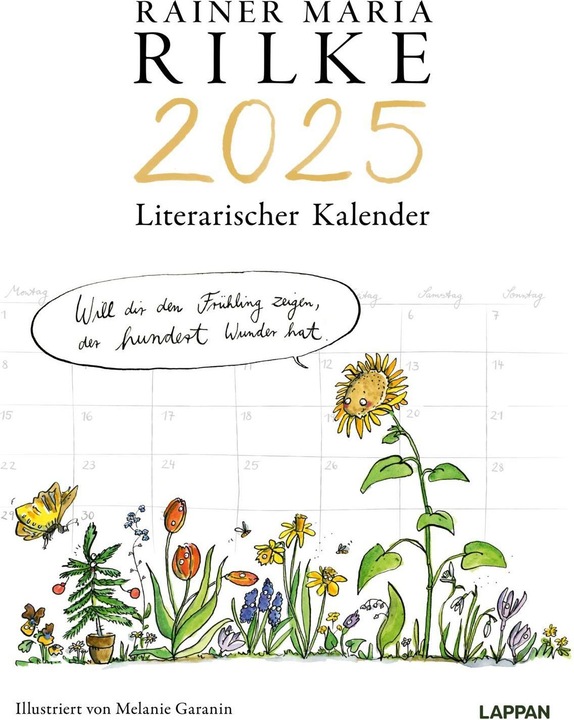 Actual product image Rilke:Rilke-Calendar 2025 - Wall calender (German)