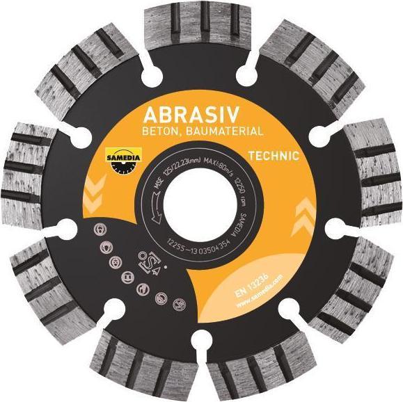 Actual product image Samedia TECHNIC MSE 125x22.23 Eco Universal diamond cutting disc 310020
