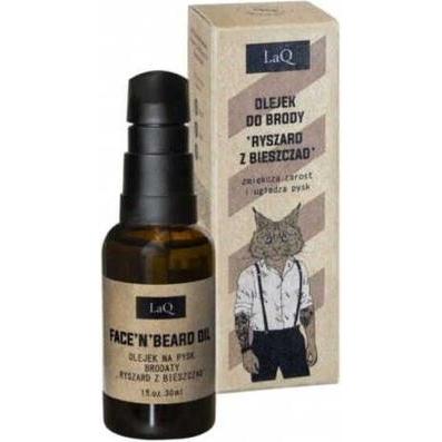 LaQ, Bartpflege, Beard oil softens facial hair and smoothes the muzzle Ryszard from the Bieszczady Mountains (30 ml)