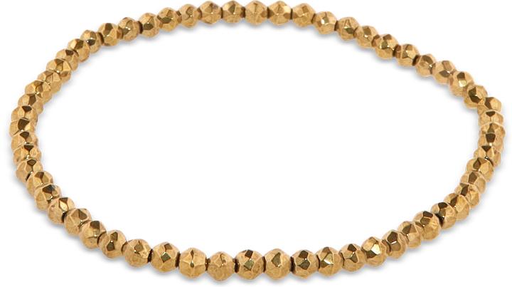 Actual product image Leyda Hematite Gold Bracelet (17 cm, Coloured stone)
