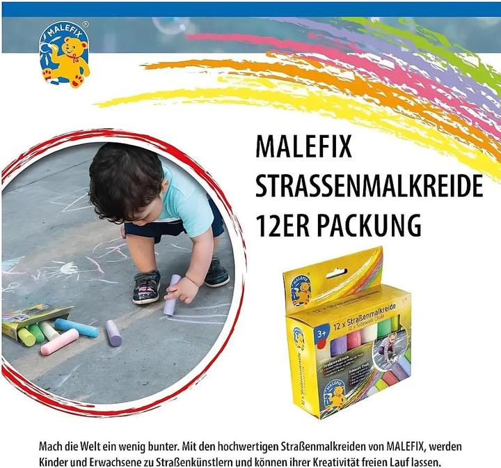 Actual product image Malefix 12 Road chalks (12x)