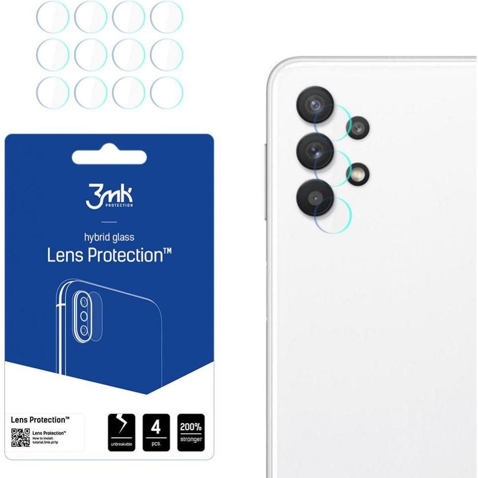 3MK hybrid glass Lens Protection for Samsung Galaxy A32 5G (1 Stück, Samsung Galaxy A32 5G), Smartphone Schutzfolie, Sch...