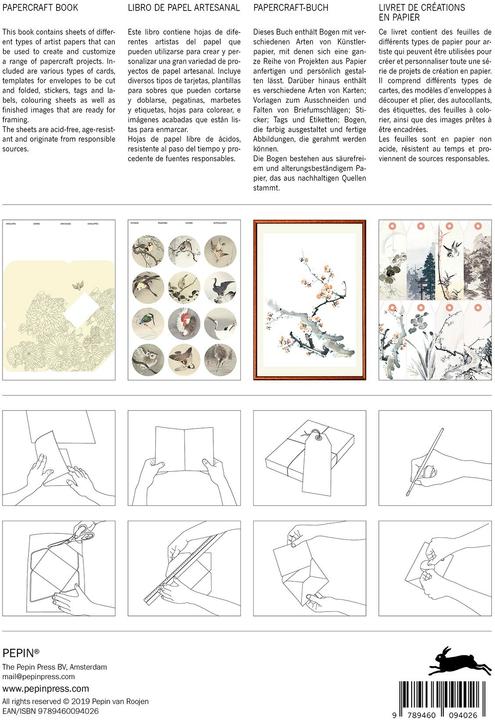 Image du produit Papier à motifs Papercraft Book 60 pages (571 g/m², 100 x, 21 x 30 cm)