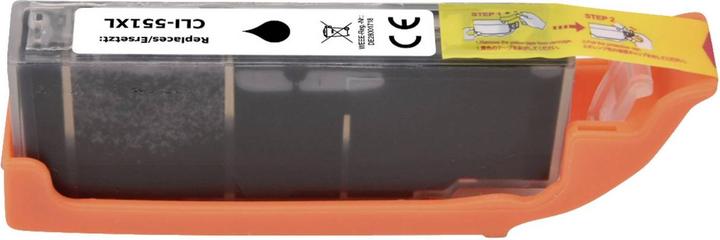 Produktbild Renkforce Tinte ersetzt Canon CLI-551 XL BK (6443B001) Kompatibel Schwarz RF-5 (BK)