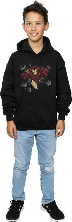 Immagine prodotto Iron Man Rocks Felpa con Cappuccio Ragazzi (140, 146)