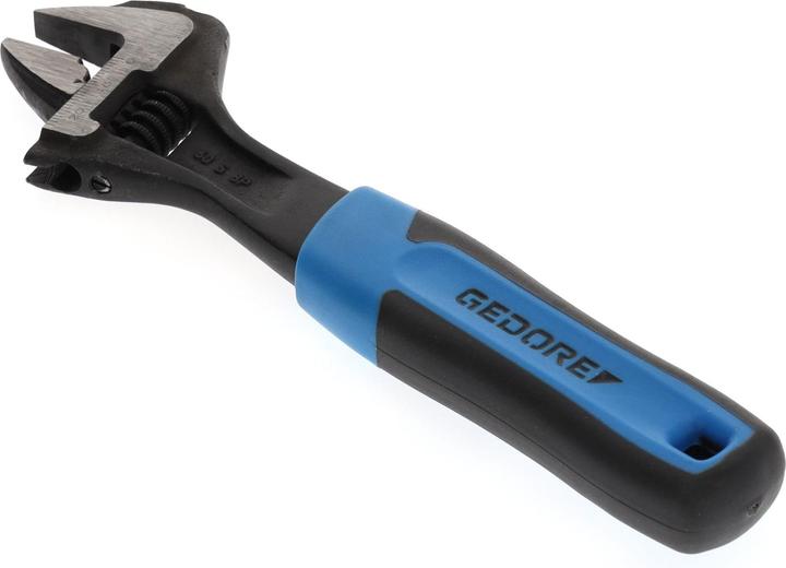 Actual product image Gedore 60 S 8 JP open-end spanner 8", adjustable, phosphated with plastic handle (25 mm)
