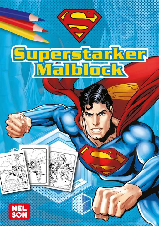 Actual product image DC Superman: Superstarker Malblock