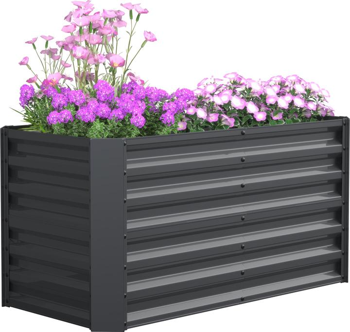 VCM Metall Pflanzbeet 180x90 Hochbeet Galdo