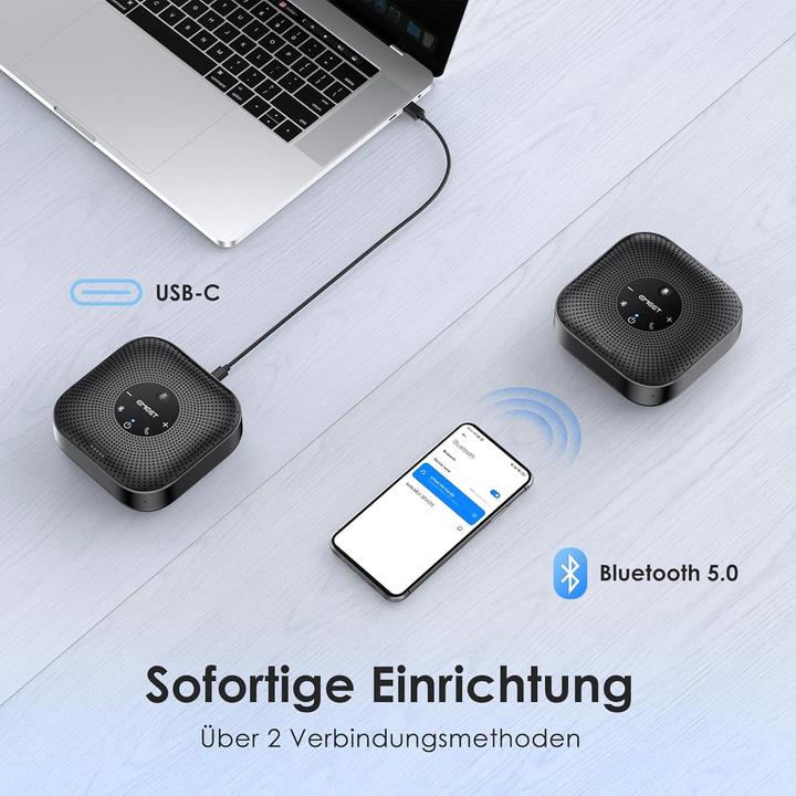 Immagine prodotto EMeet Konferenzlautsprecher M0 Plus mit AI Mikrofonen