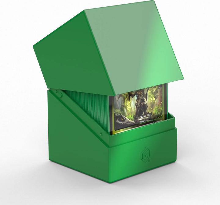 Actual product image Ultimate Guard Boulder Deck Case 100+ Solid Vert