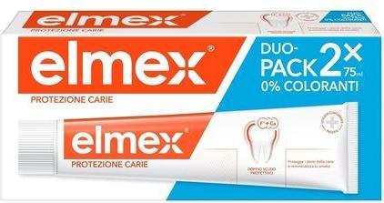 Energie-Label Elmex Zahnpasta Kariesschutz Double Shield 2 x 75ml - 2er-Pack (75 ml)
