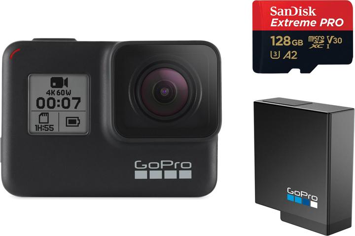 Actual product image GoPro Hero 7 Black Battery + SD Kit