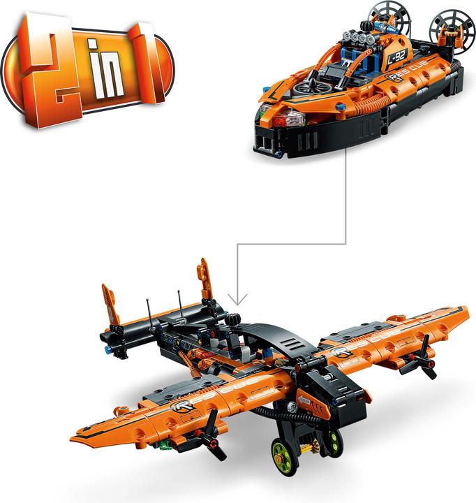 Actual product image LEGO Hovercraft for rescue operations (42120, LEGO Technic)