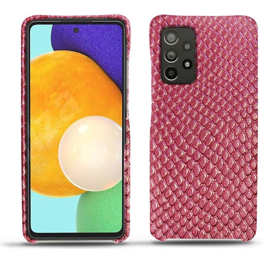 Thumbnail - Noreve Lederschutzhülle (Samsung Galaxy A52), Smartphone Hülle, Rosa