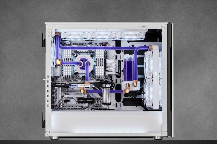 Actual product image Corsair CX-9059004-WW Computer Cooling Component Coolant Tube 3 Piece(s) Transparent (1 m, Plastic)