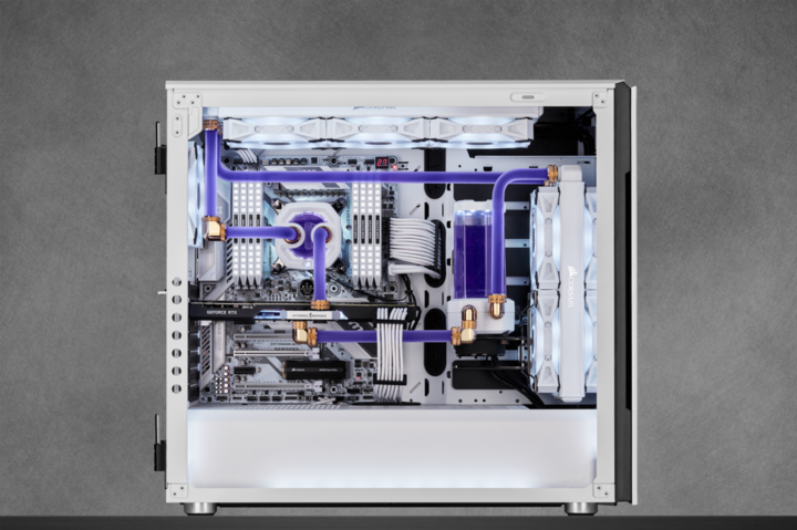 Produktbild Corsair CX-9059004-WW Computer Kühlkomponente Kühlmittelrohr 3 Stück(e) Transparent (1 m, Kunststoff)