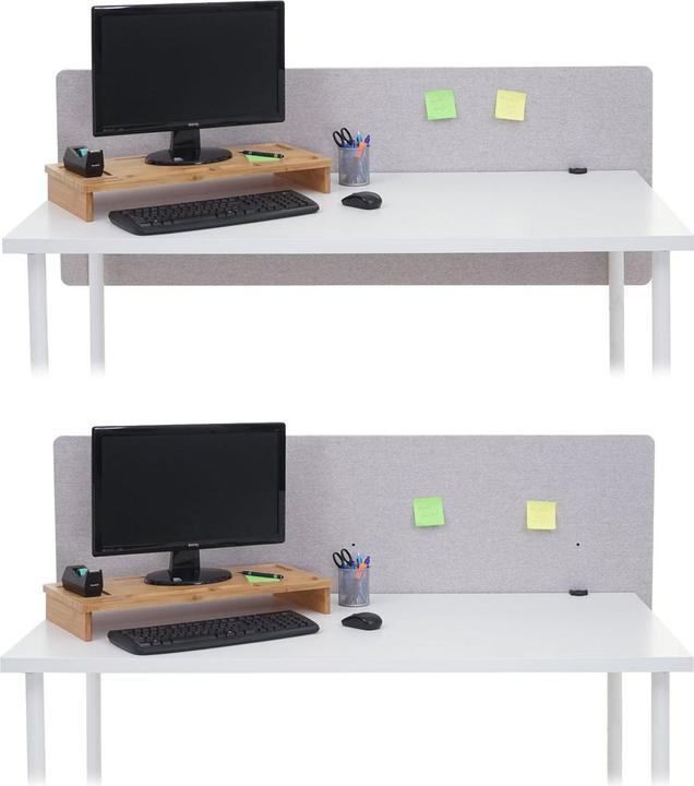 Image du produit JOHN316 Akustik Tischtrennwand (60 x 160 x 2 cm)