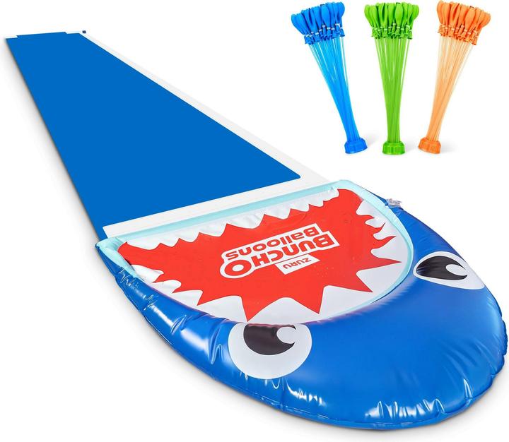 Productafbeelding Zuru BOB waterglijbaan haai met 100+ waterballonnen (4.80 m)