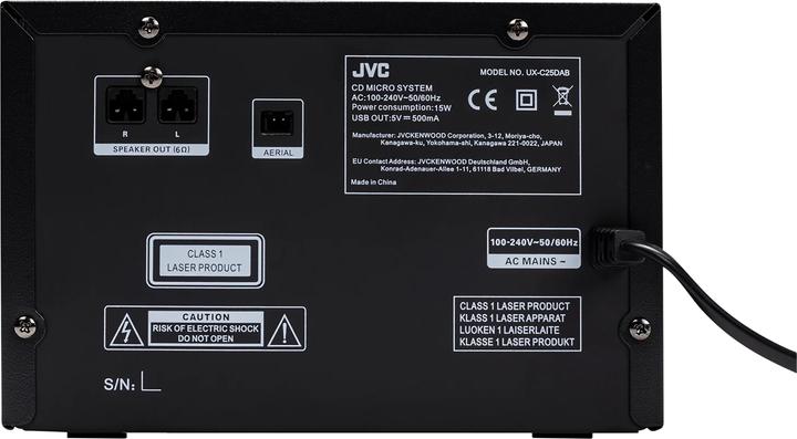 Produktbild JVC UX-C25DAB (Bluetooth, 2x 7 W)