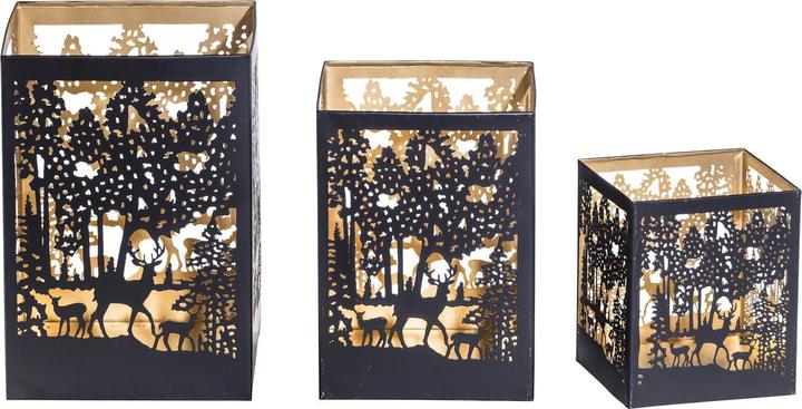 Angela Bruderer Lanterna "Silhouette", 3 pezzi (3 x)