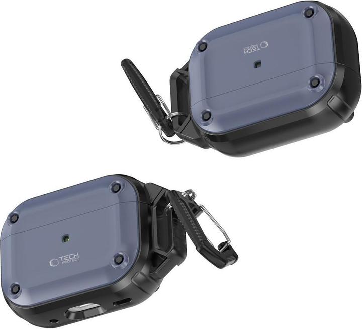 Image du produit Tech-Protect ROUGH HOOK Apple AIRPODS PRO 1 / 2 STEEL BLUE (Sac pour écouteurs)