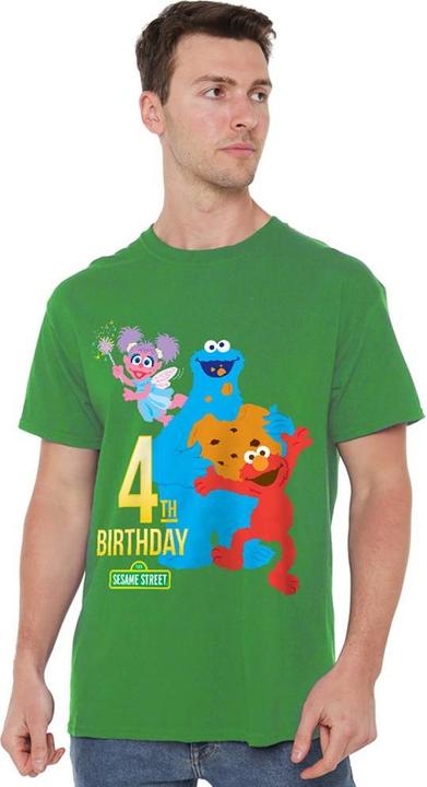 Produktbild Sesame Street TShirt 4. Geburtstag (M)