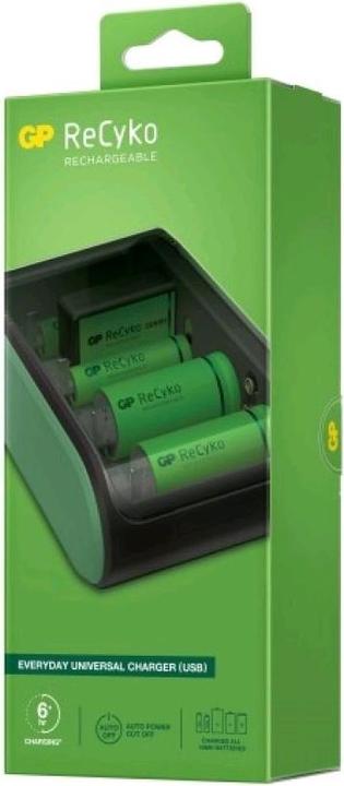 Produktbild GP Batteries Universal Charger R21 (1 Stk., AA, AAA, C, Ladegerät ohne Akku)
