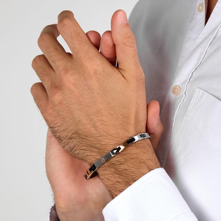 Immagine prodotto Maserati Bracciale in ceramica (21.50 cm, Acciaio inossidabile, Ceramica)