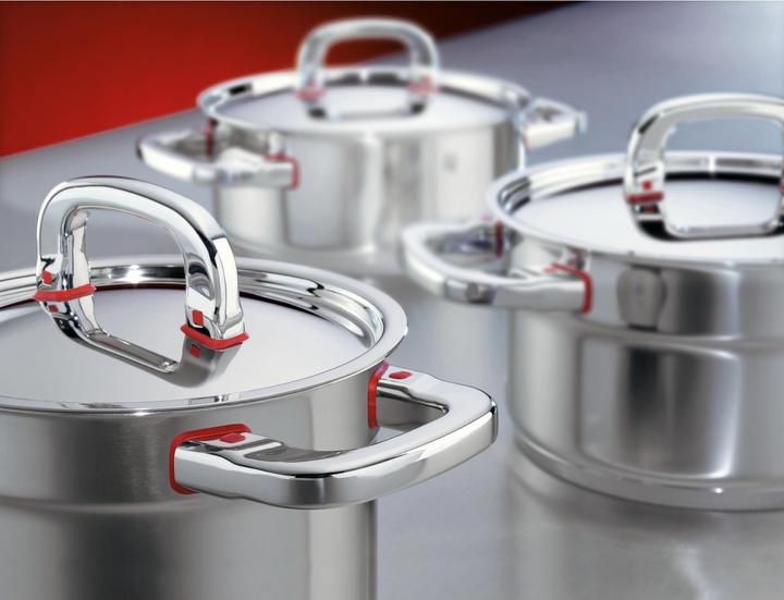 Actual product image WMF Fleischtopf PREMIUM ONE silberfarben (16 cm, Pot, Stainless steel)