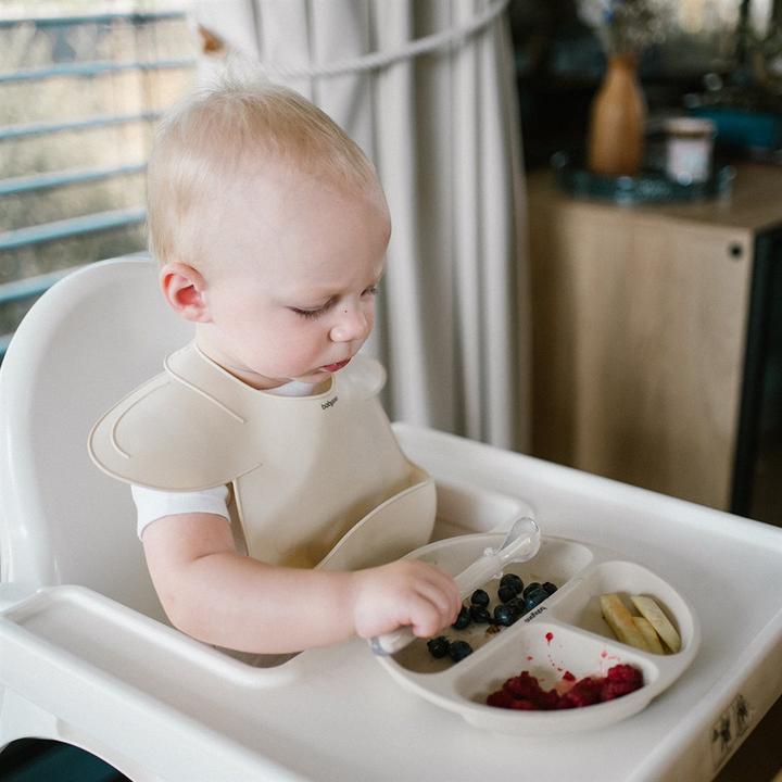 Immagine prodotto Babyono Silikon-Lätzchen 6M+ mit regulierbaren Verschluss (6 Mesi)