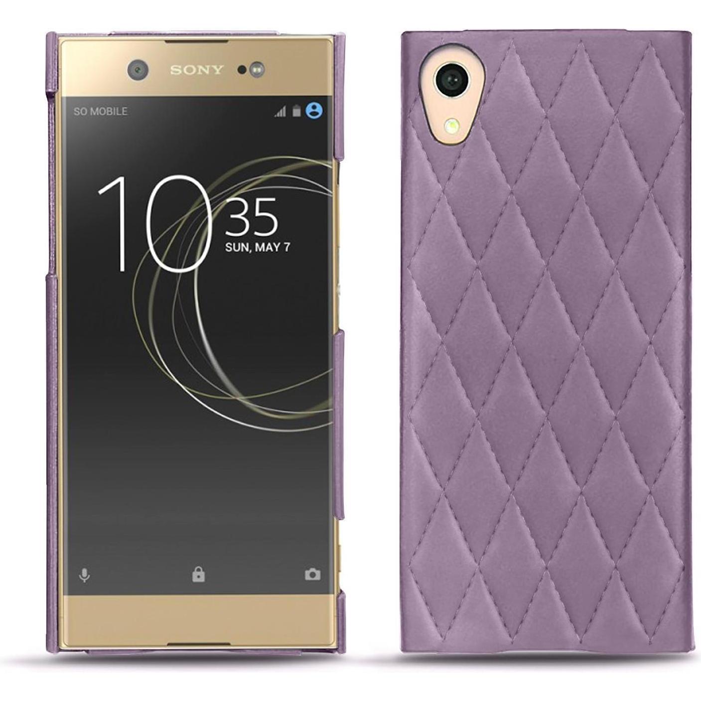 Noreve Lederschutzhülle (Sony Xperia XA1 Ultra), Smartphone Hülle, Violett