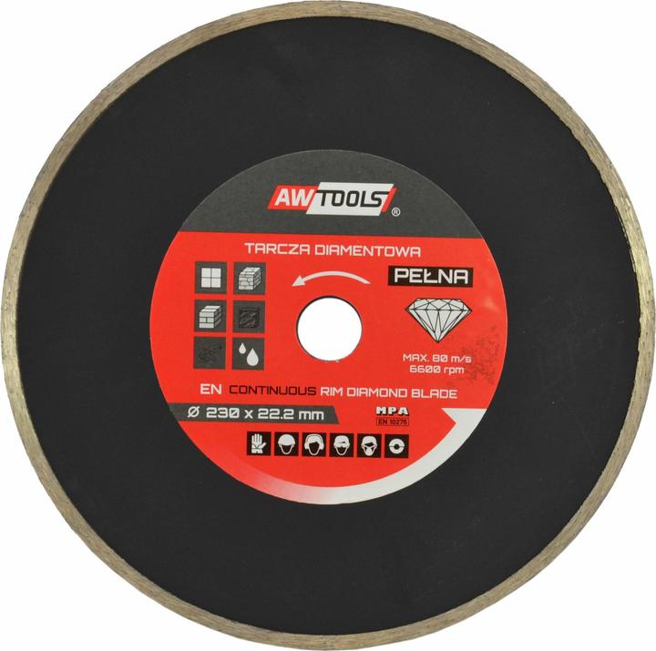 Actual product image Awtools Diagrate dark 250x25.4-22.2 / full