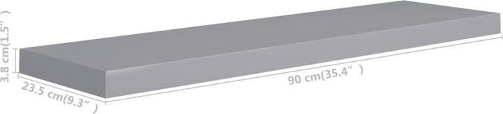 Actual product image vidaXL Wandregal (23.50 x 90 x 3.80 cm)