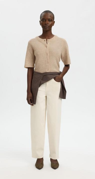 Actual product image Selected Slflulu 2/4 Knit Cardigan Noos (XL)