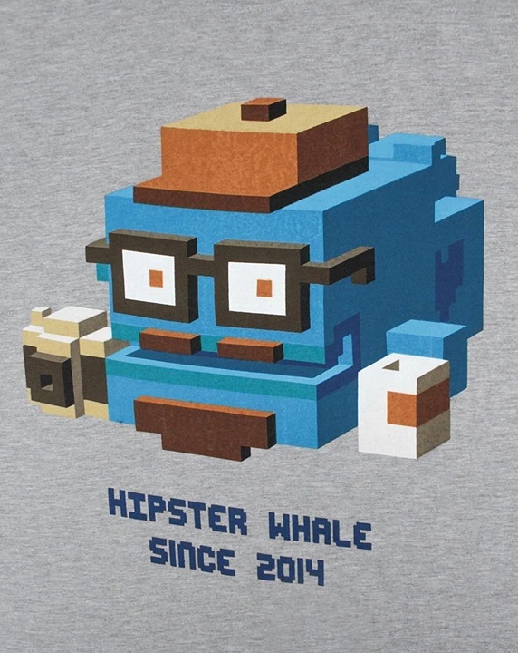 Immagine prodotto Crossy Road Maglietta ufficiale Hipster Whale (XL)