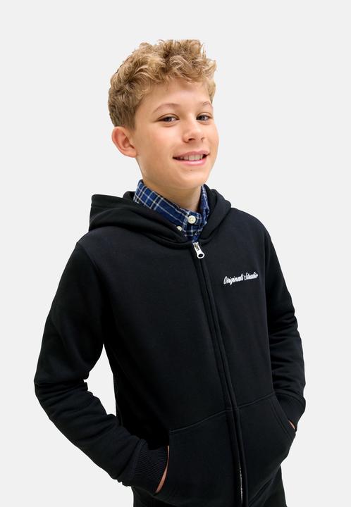 Produktbild Jack & Jones Junior Sweatjacke NORREBRO Kapuzensweatjacke (152)