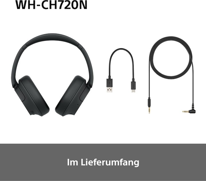 Produktbild Sony WH-CH720N (NC, 35 h, Kabellos, Kabelgebunden)