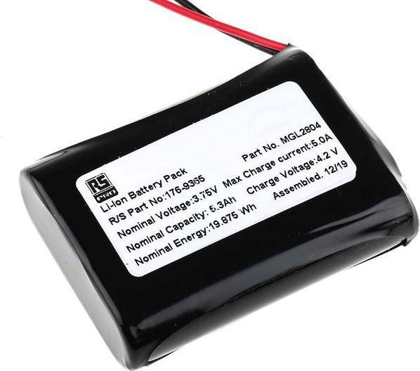 Image du produit RS PRO Pack de batteries (1 pcs, 5300 mAh)