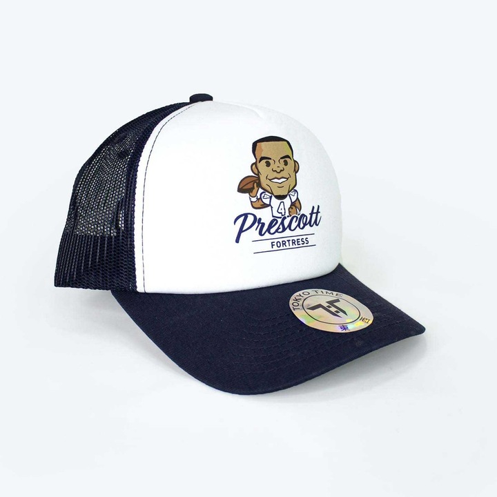 Actual product image Tokyo Time Unisex Adult Dak Prescott NFLPA Mesh Back Trucker Cap (One size)