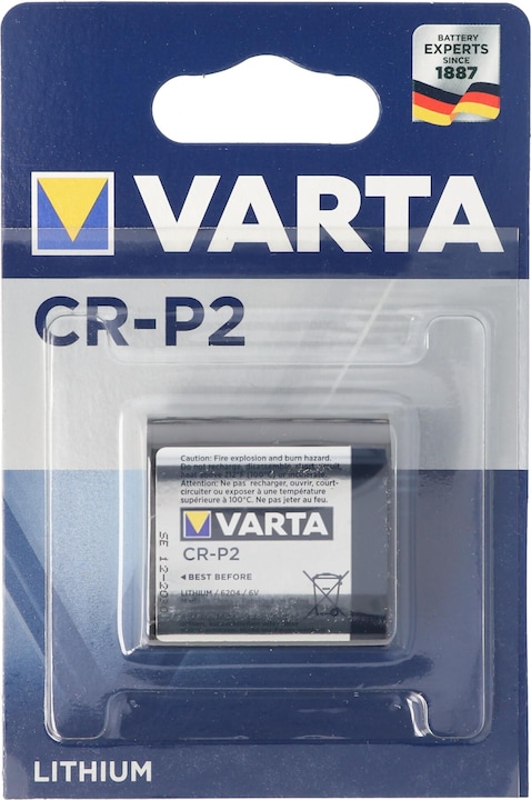 Produktbild Varta Photo Lithium (1 Stk., CRP2, 1450 mAh)