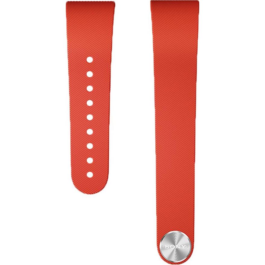 Sony SWR310 Armband (Kunststoff, SmartBand Talk SWR30), Uhrenarmband, Blau, Rot