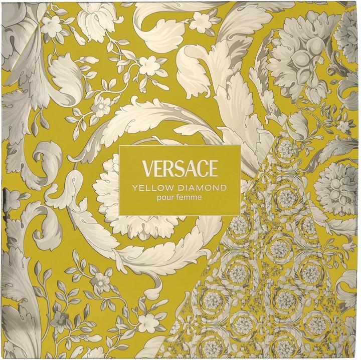 Actual product image Versace Yellow Diamond Eau De Toilette Spray 90ml Set 4 Artikel (Perfume set)