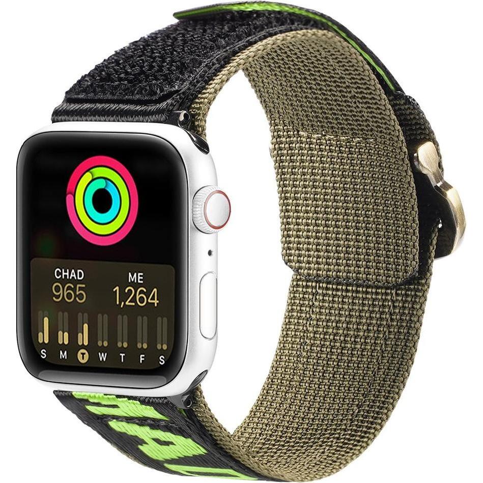 Dux Ducis Cinturino (versione per esterni) per Apple Watch Ultra, SE, 8, 7, 6, 5, 4, 3, 2, 1 (49, 45, 4) (45 mm, 44 mm, 42 mm, 49 mm, Acciaio inossida