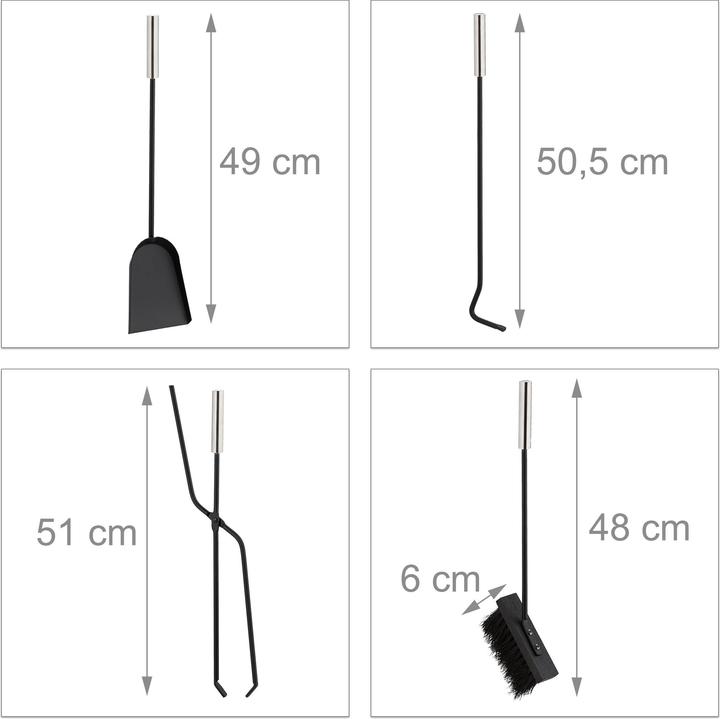 Actual product image Relaxdays Kaminbesteck