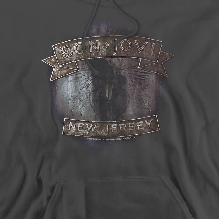 Produktbild Bon Jovi New Jersey Kapuzenpullover (M)