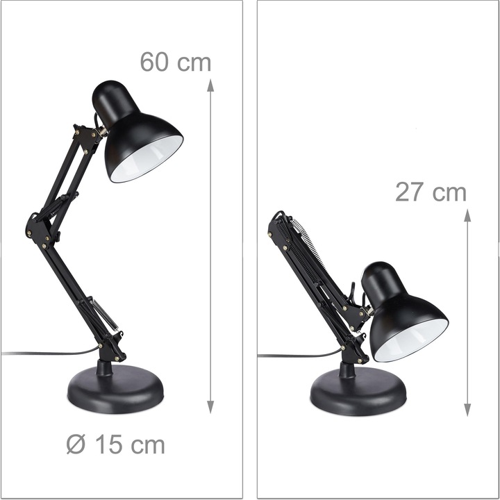 Actual product image Relaxdays Desk lamp (E27)