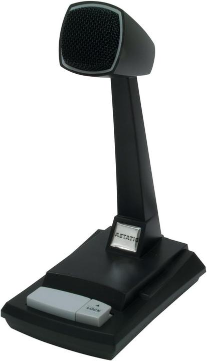 Produktbild Astatic 302-AST878DM CB Desk Microphone, Black, Auxiliary