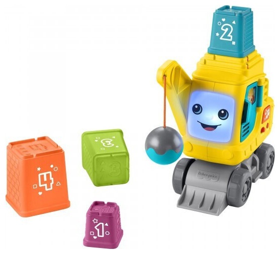 Productafbeelding Fisher-Price Mattel Fisher Price Tel & Stapel Kraan για 9-36 μηνών HWY62